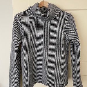 J. Crew Houndsooth Turtleneck